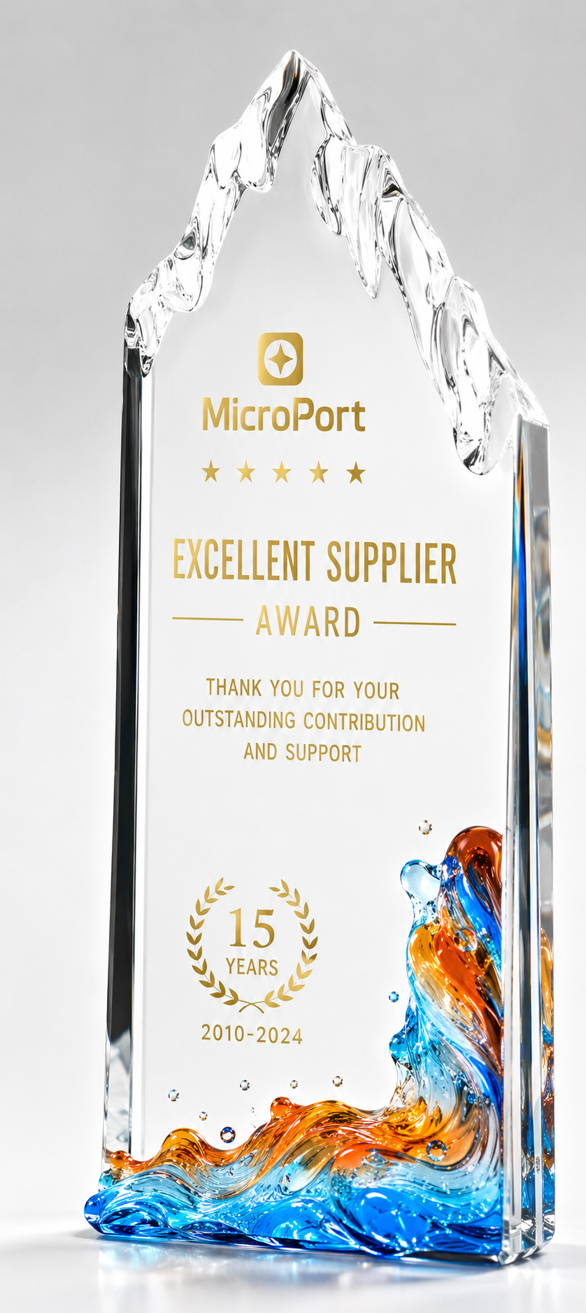 Honor Glass Award - Honor Prestige Glass Award