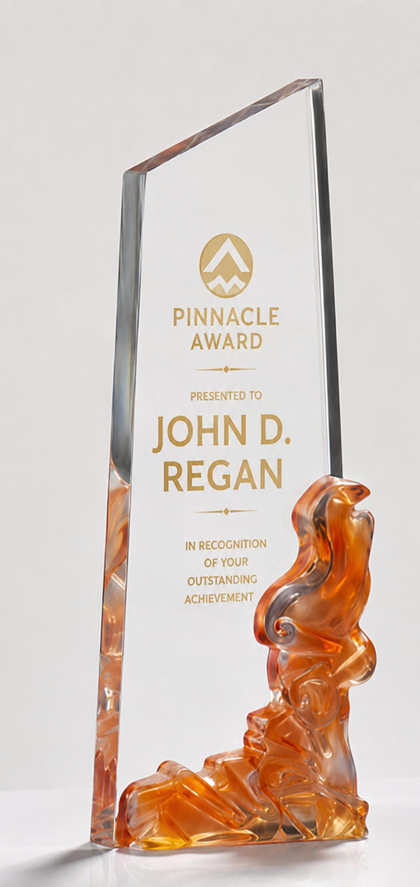Summit Glass Award - Legacy Leadership Distinction Glass Award