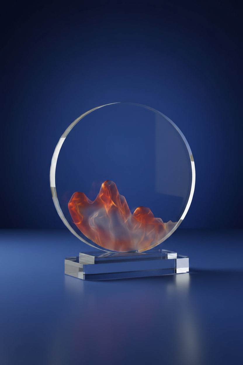 Classic Glass Shield - Pinnacle Leadership Shield
