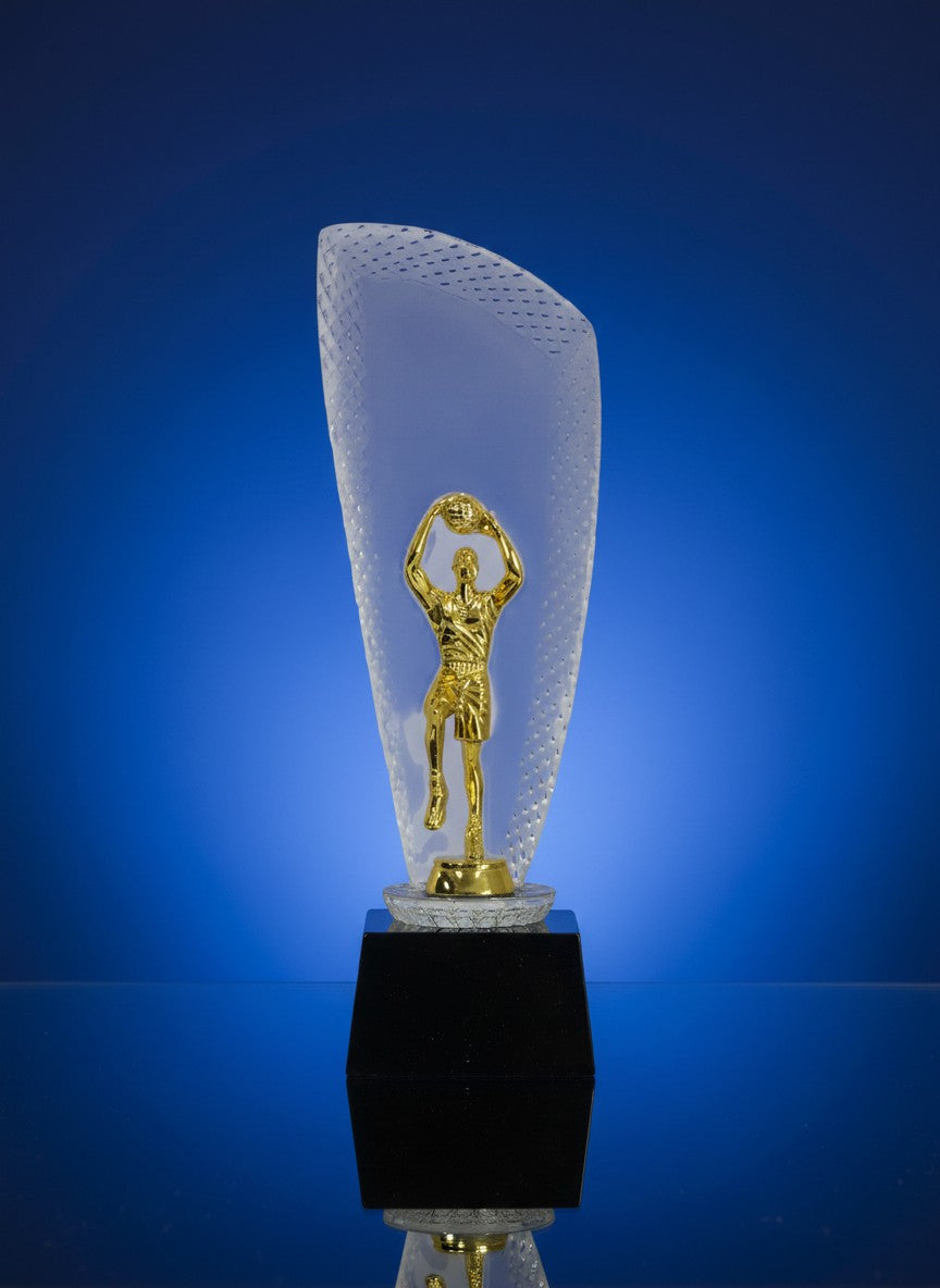 Prestige Glass Award - Prestige Crest Glass Award