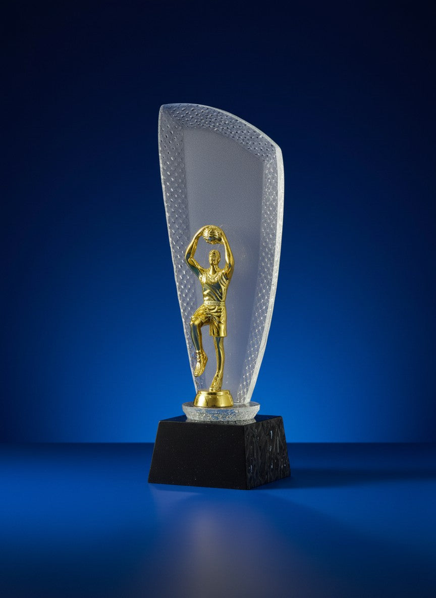 Prestige Glass Award - Prestige Crest Glass Award