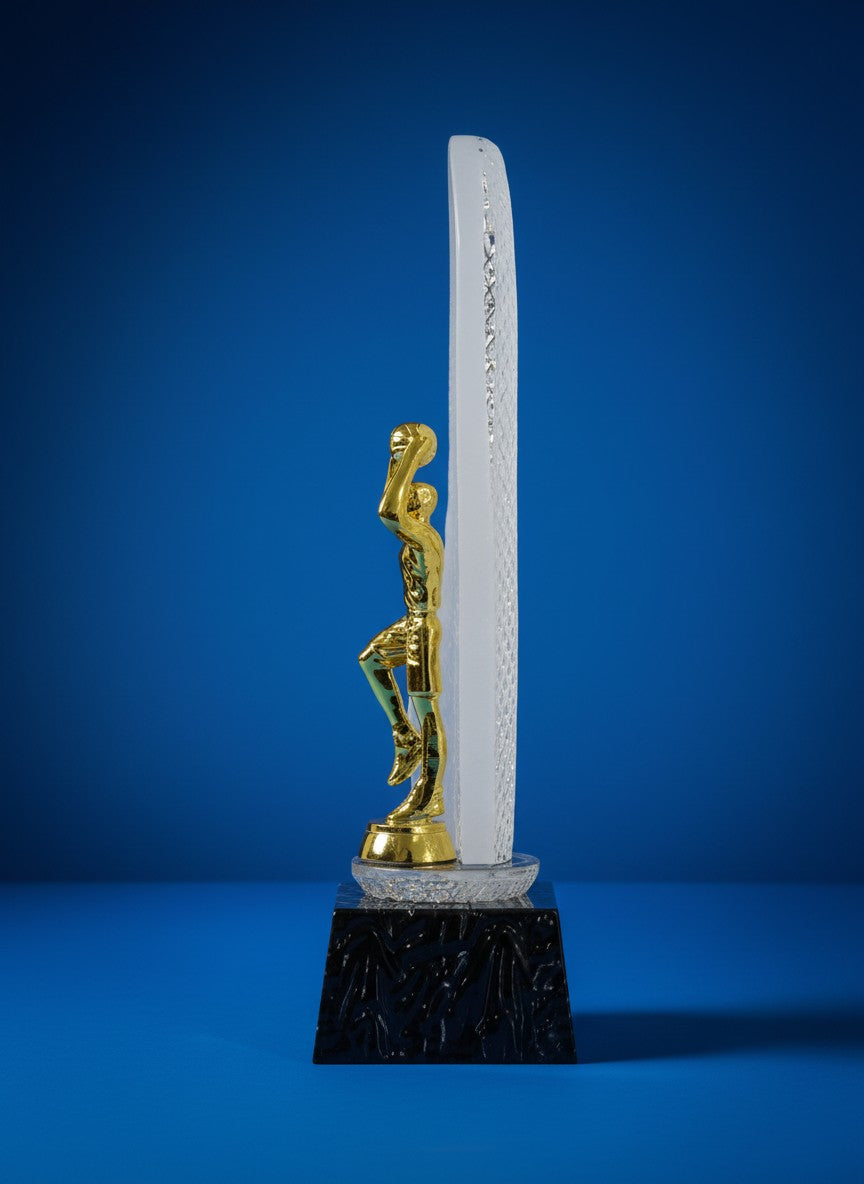 Prestige Glass Award - Prestige Crest Glass Award