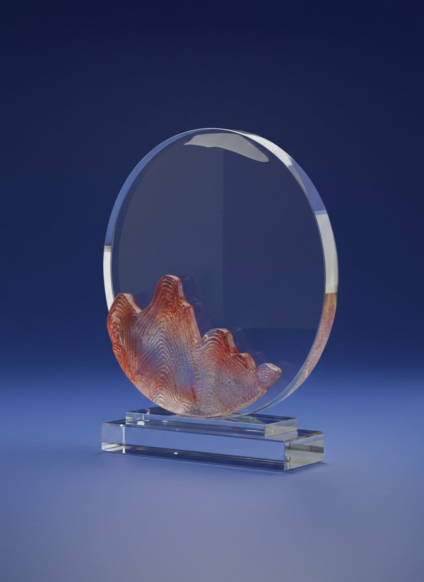 Classic Glass Shield - Pinnacle Leadership Shield