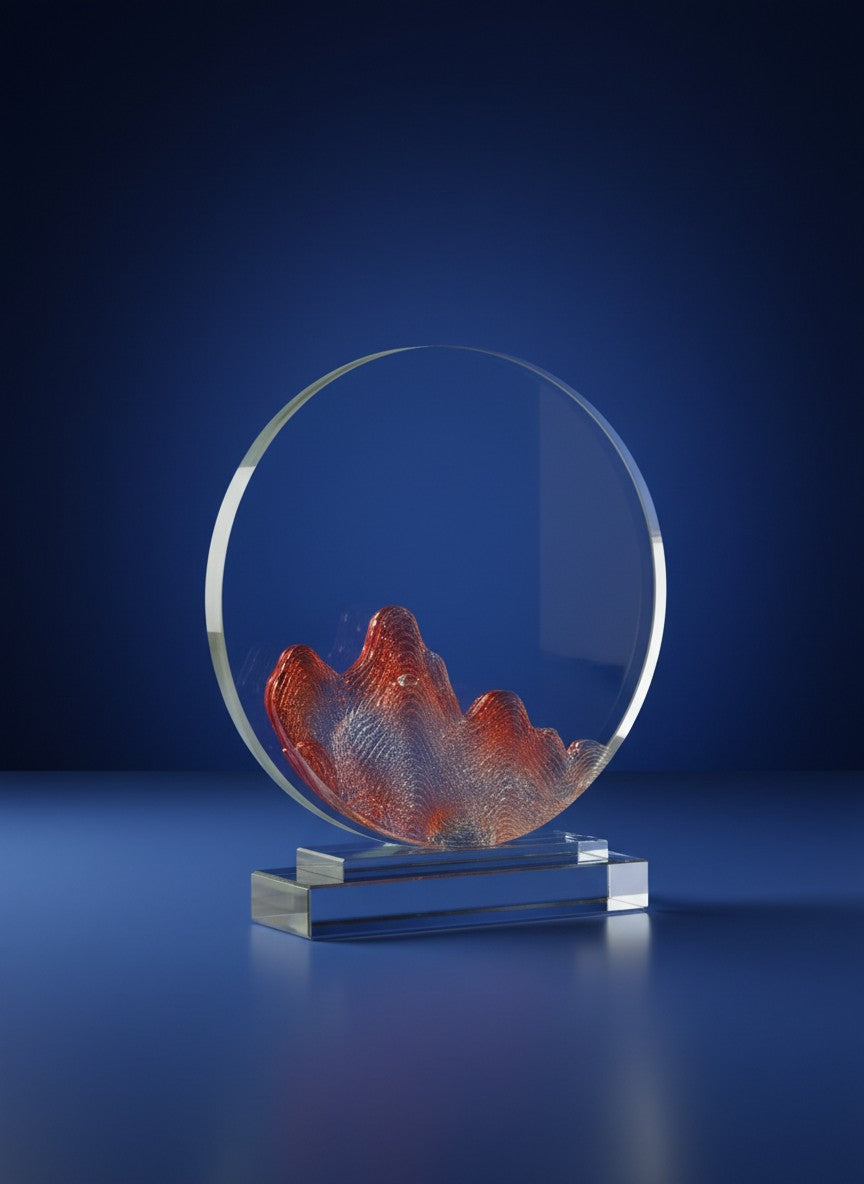 Classic Glass Shield - Pinnacle Leadership Shield