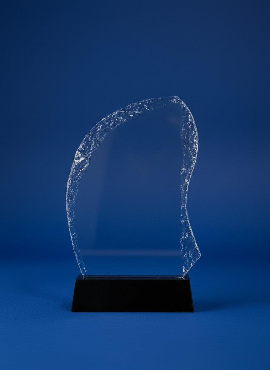 Crystal Glass Award - Crystal Achievement Glass Award