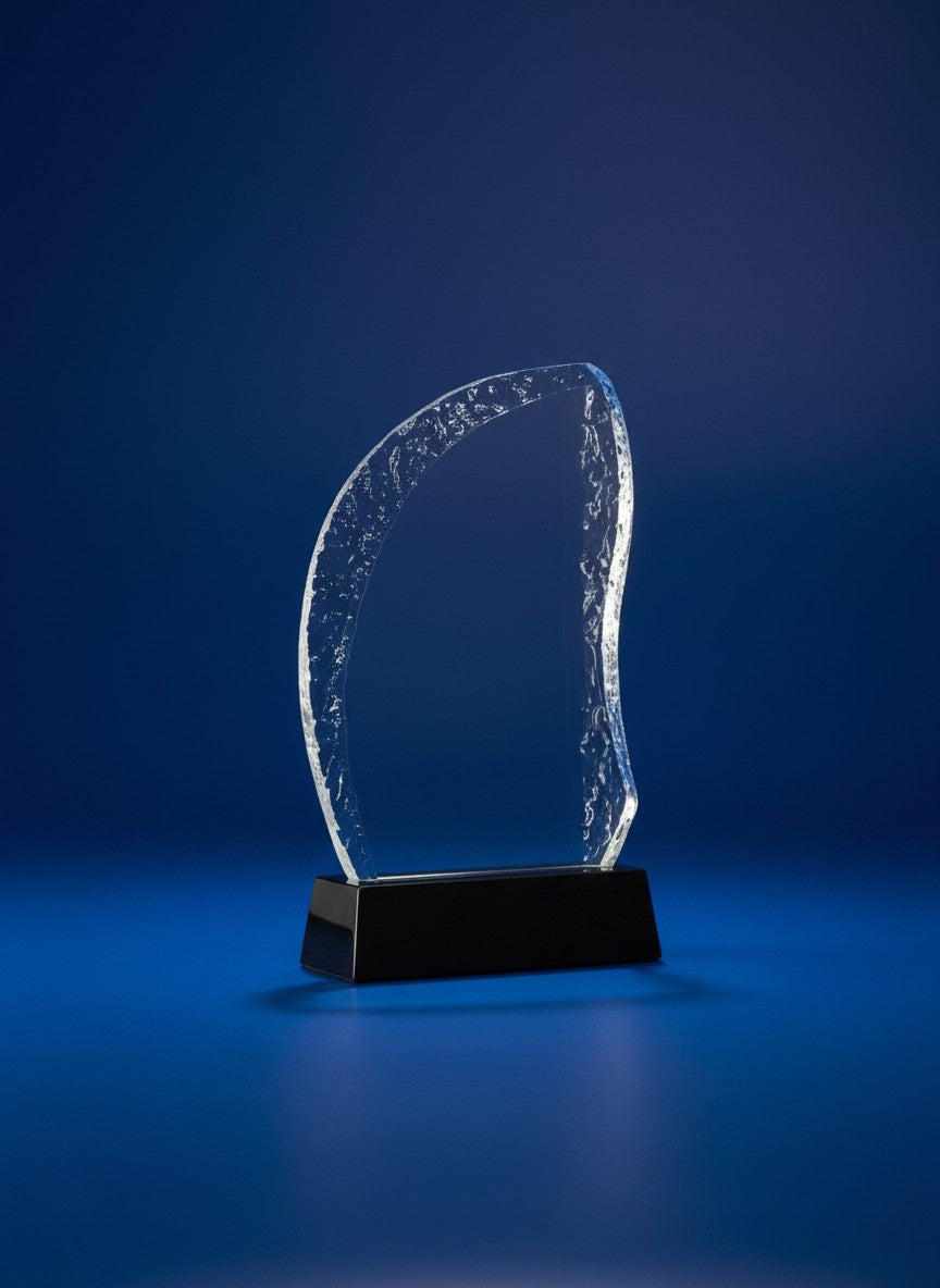 Crystal Glass Award - Crystal Achievement Glass Award