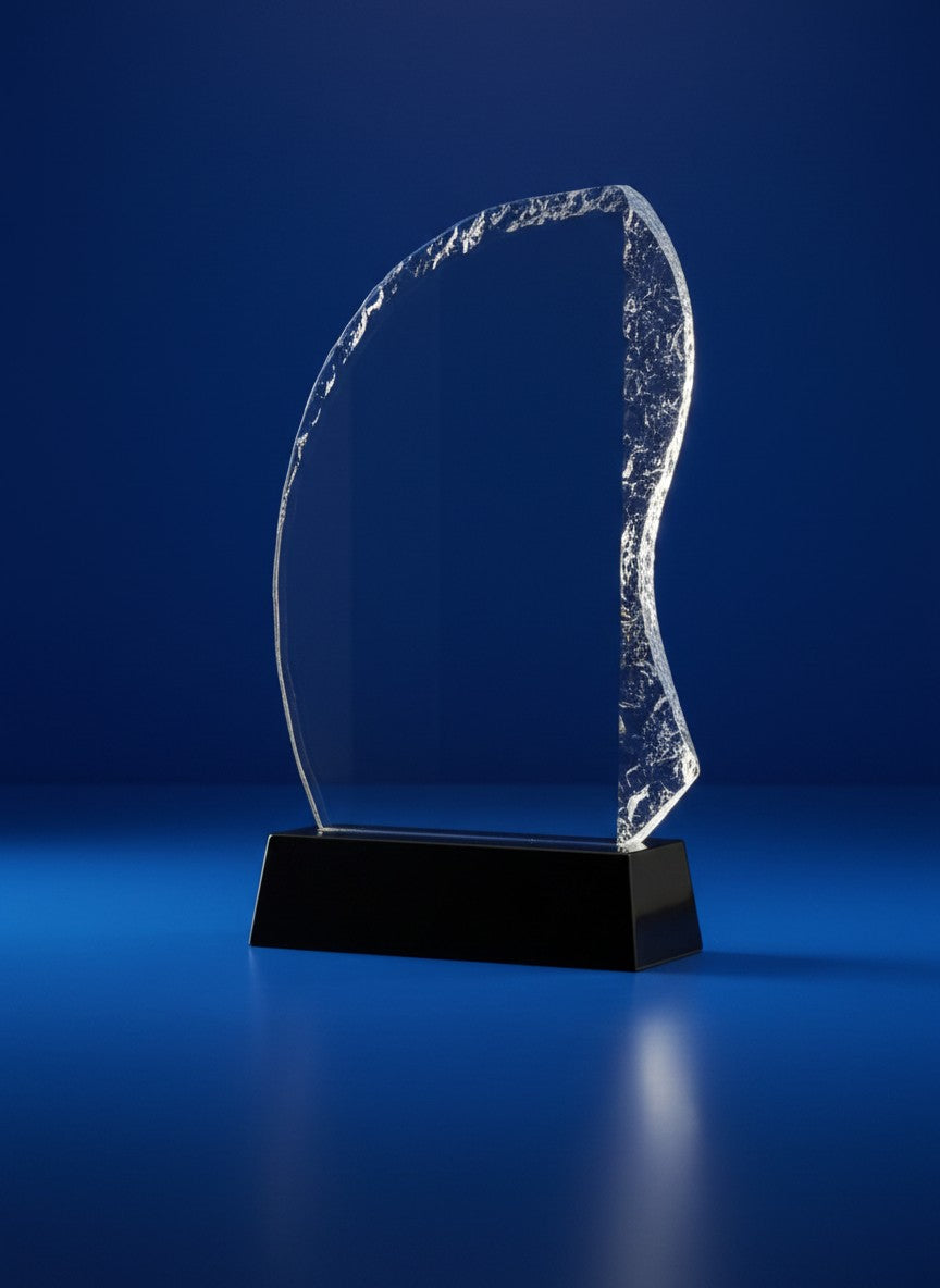 Crystal Glass Award - Crystal Achievement Glass Award