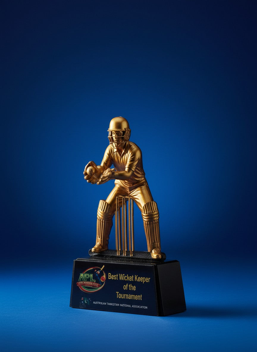 2D Acrlyic Keeper Award - Cricket Achievement Award/Trophy