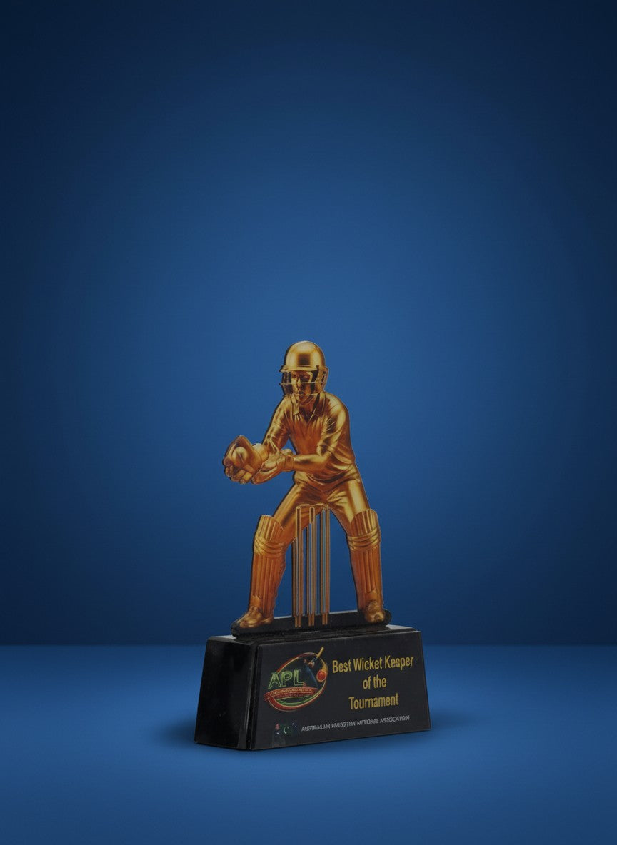 2D Acrlyic Keeper Award - Cricket Achievement Award/Trophy
