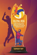 Elite Sports Award VolleyBall - Elite Volleyball Prestige Award