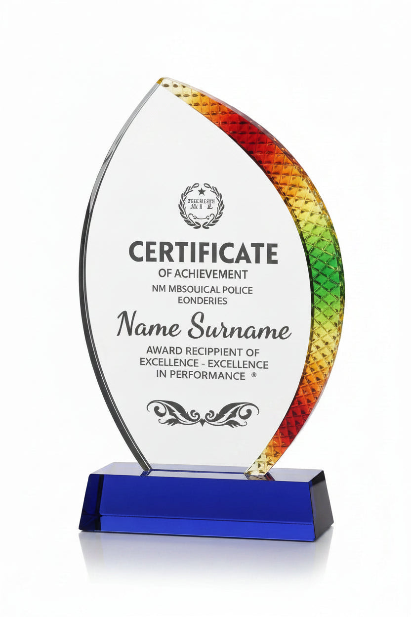 Platinum Glass Award - Platinum Leadership Glass Award