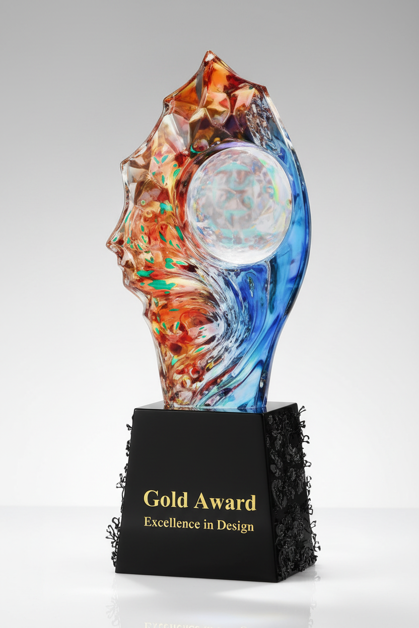 Prime Glass Award - Prime Achievement Glass Award