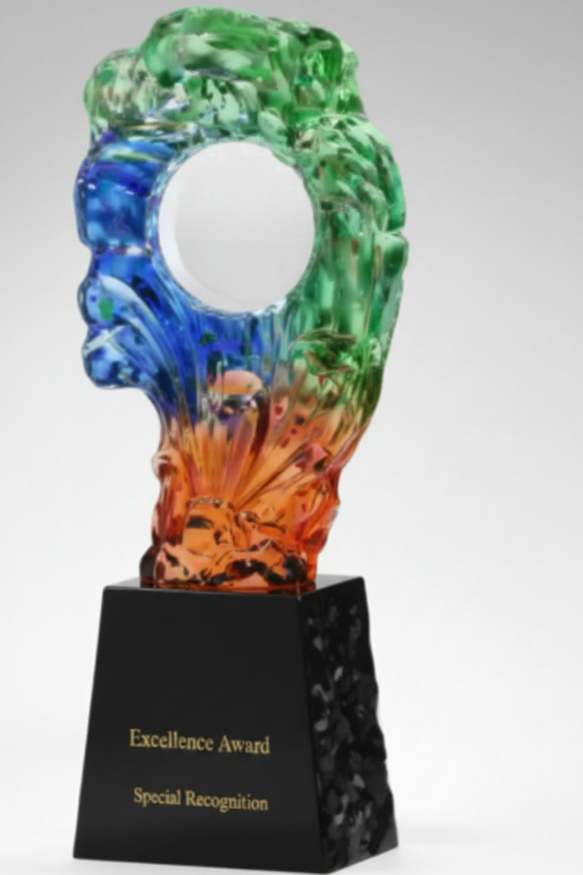 Vision Glass Award - Vision Leadership Glass Award