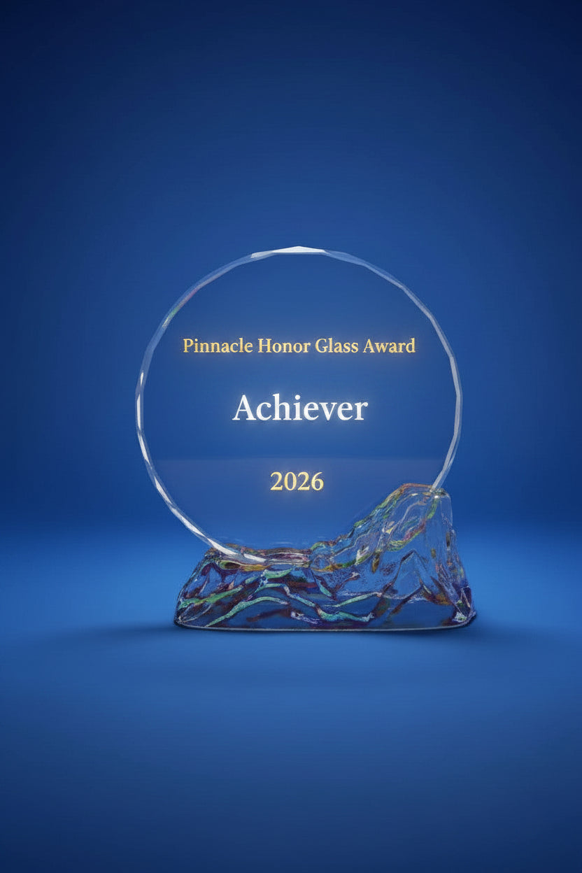 Honor Glass Award- Pinnacle Honor Glass Award