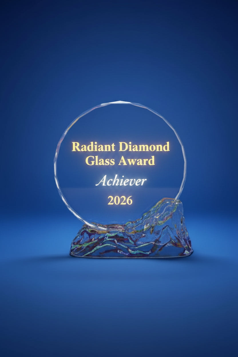Diamond Glass Award - Radiant Diamond Glass Award