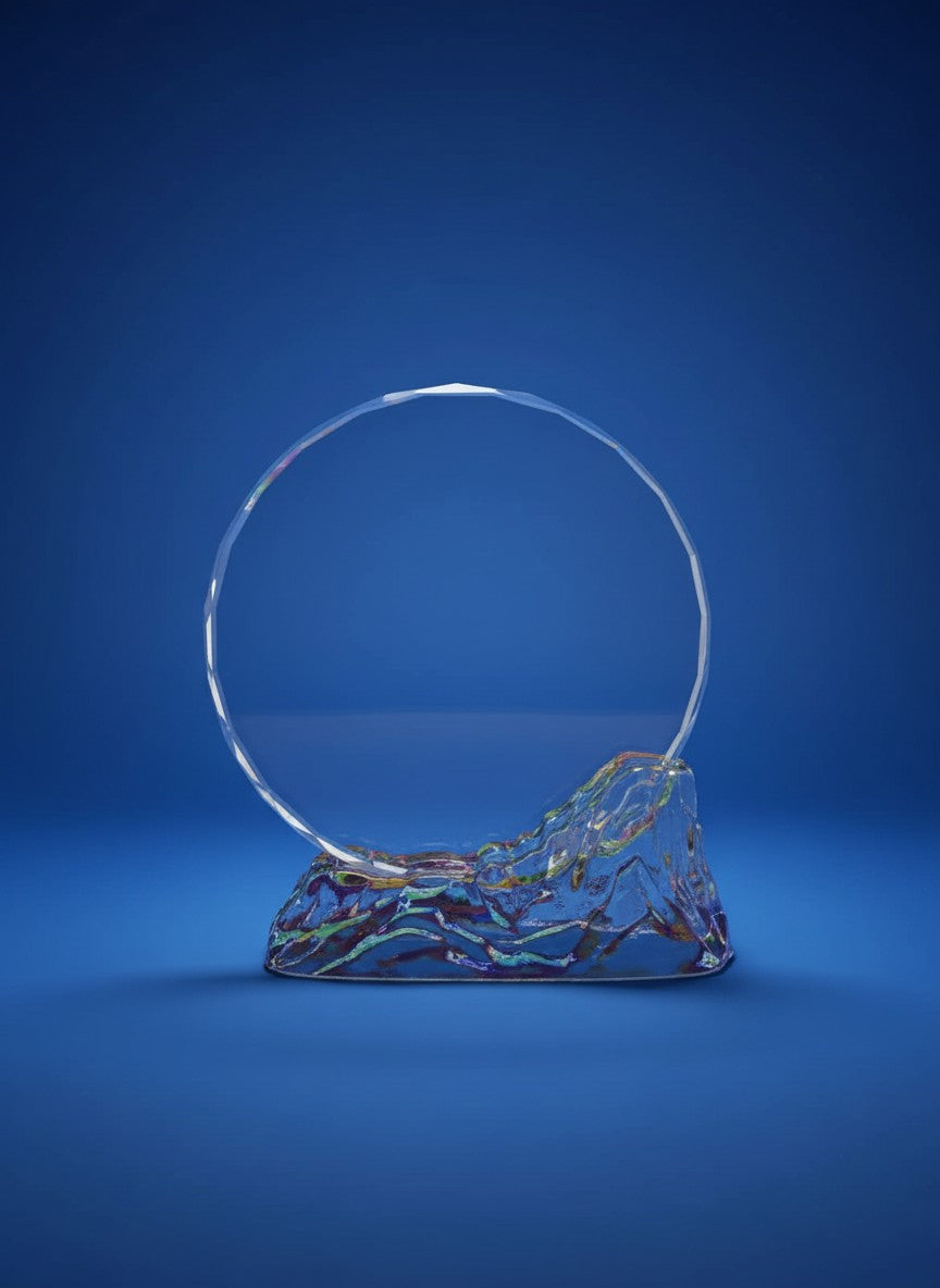 Signature Glass Award - Crest Glass Award