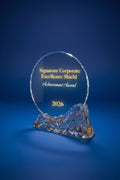Signature Glass Shield - Signature Corporate Excellence Shield