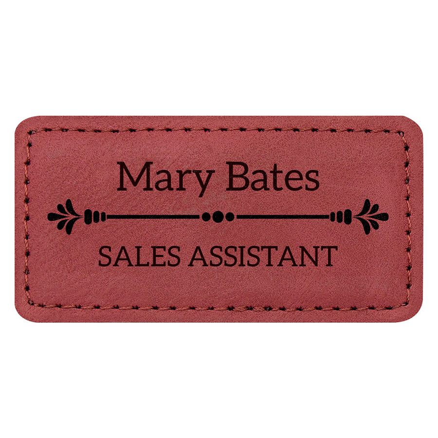 Name Badge - Rose