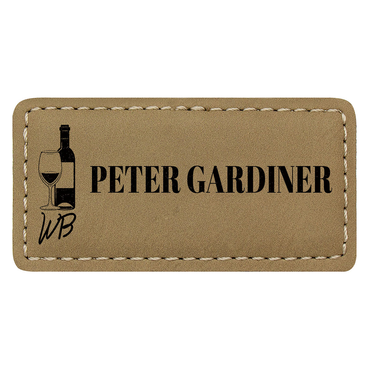 Name Badge - Khaki