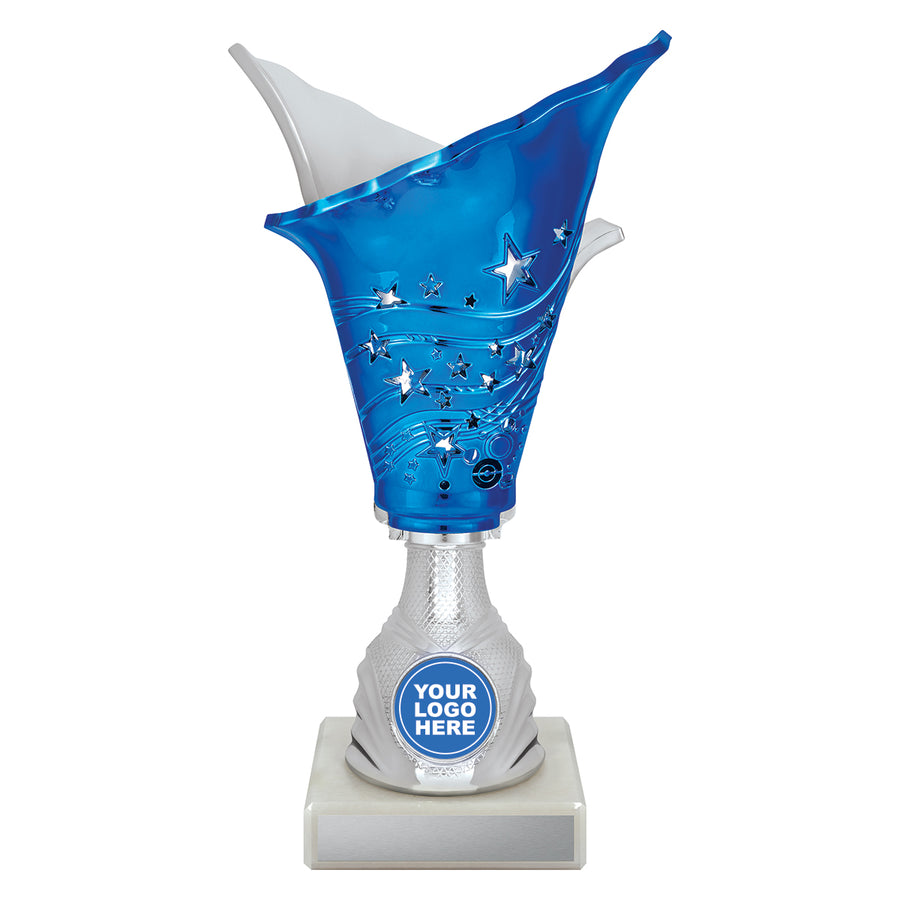 Fire Cup - Silver / Blue