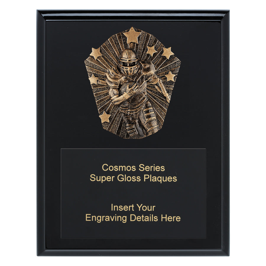 Cosmos Super Plaque - American Football