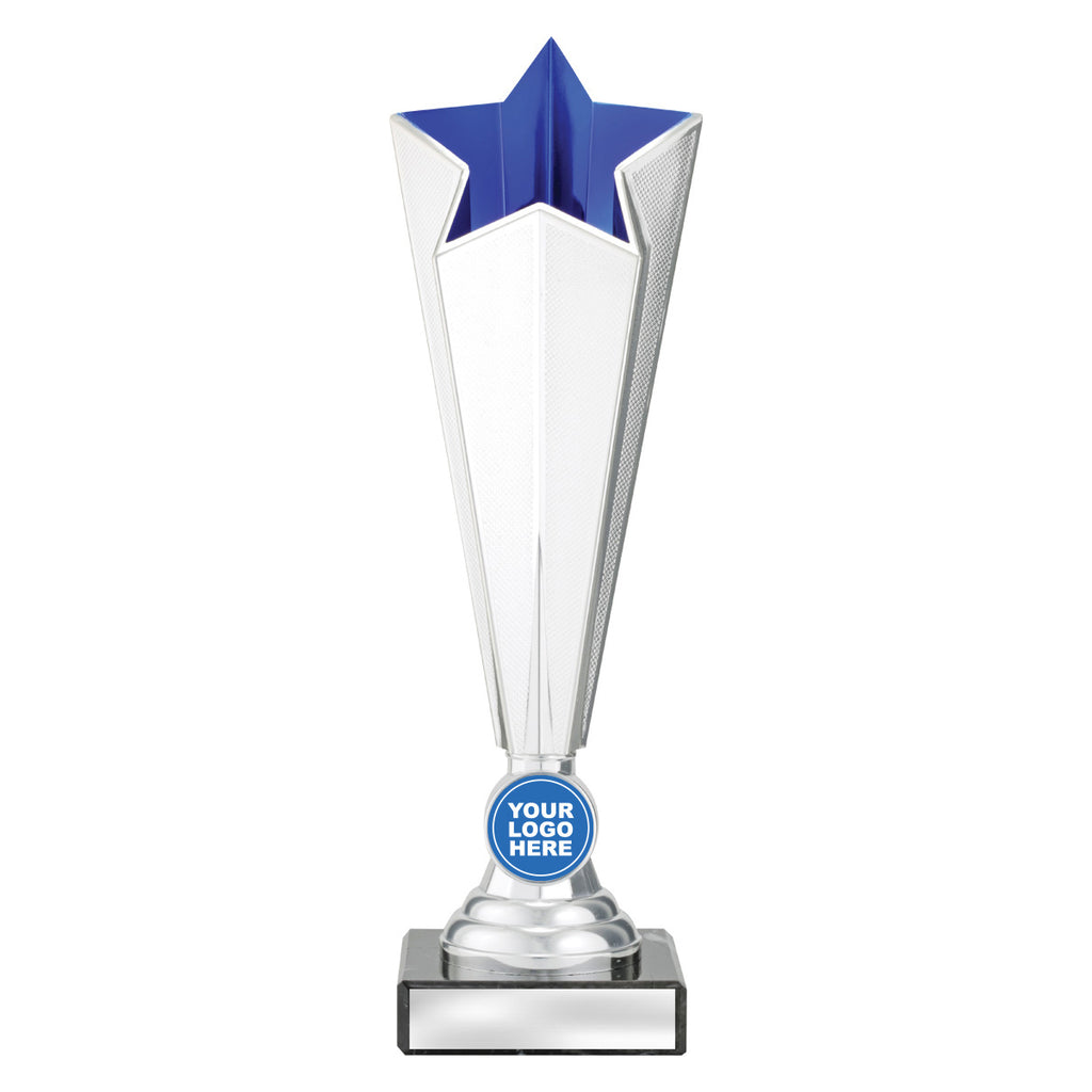 Mega Star Logo - Blue