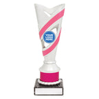 Curve Cups - Silver / Pink
