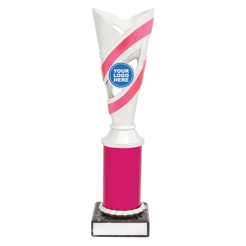 Curve Cups - Silver / Pink