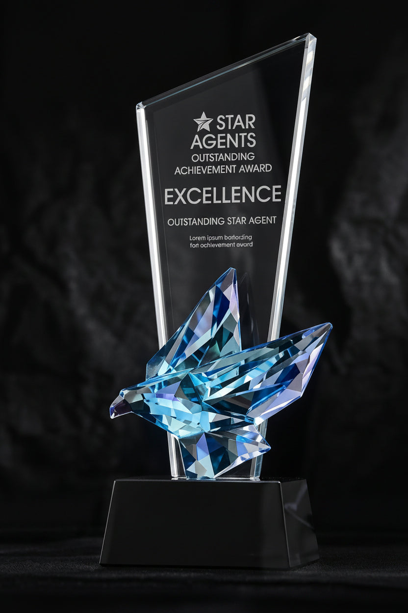 Summit Glass Award - Summit Distinction Glass Award