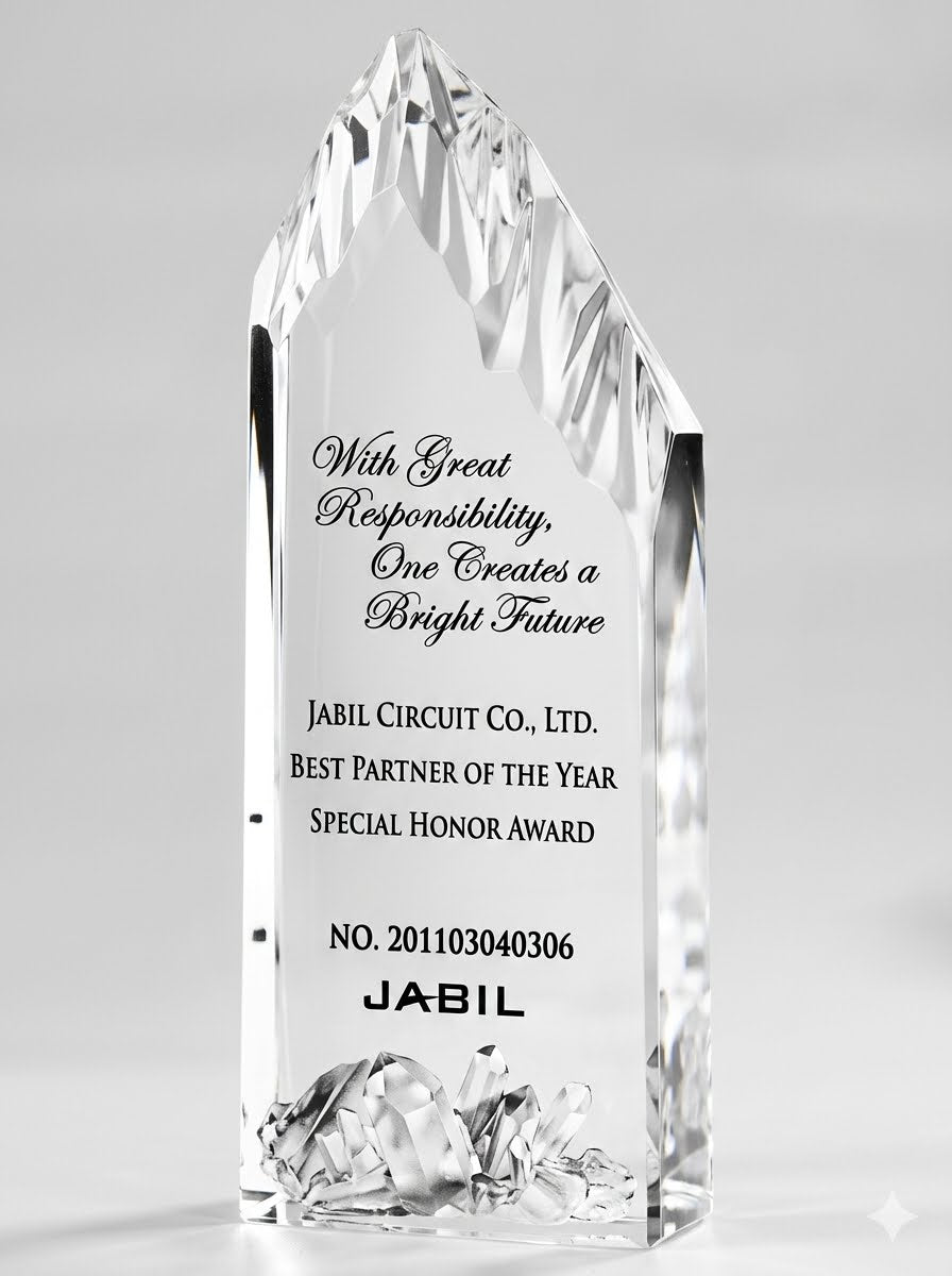 Signature Glass Award - Signature Champion Award