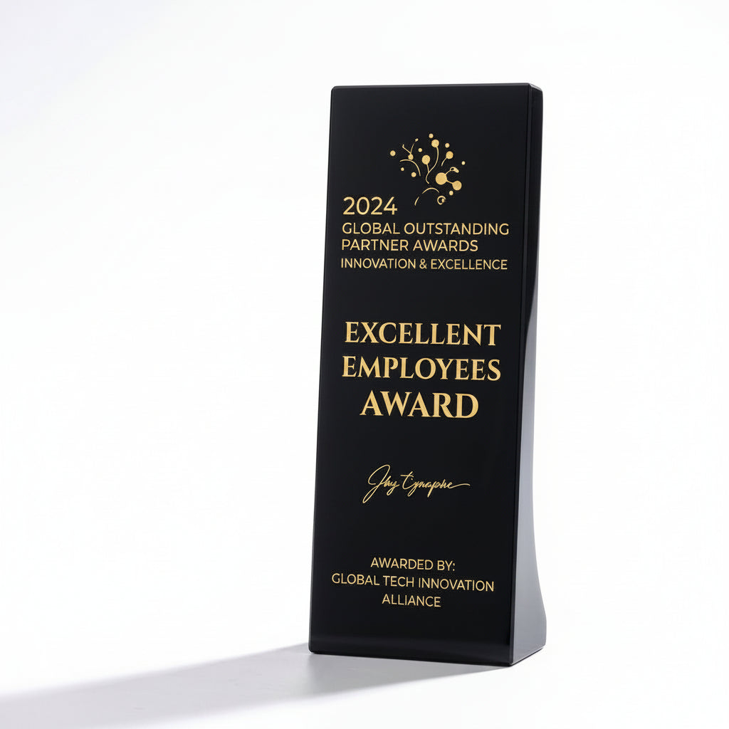 Victory Glass Award - Victory Distinction Glass Award