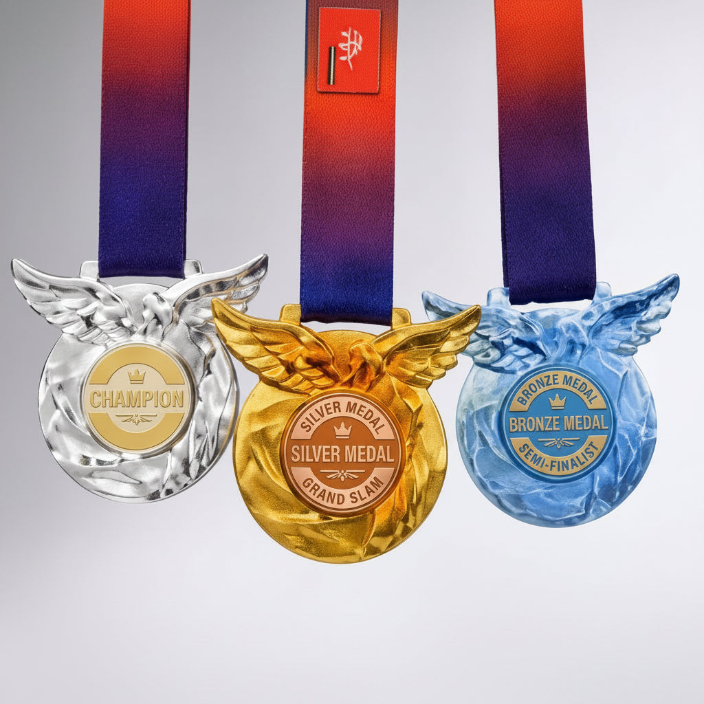 Elite Hawk Glass Medal