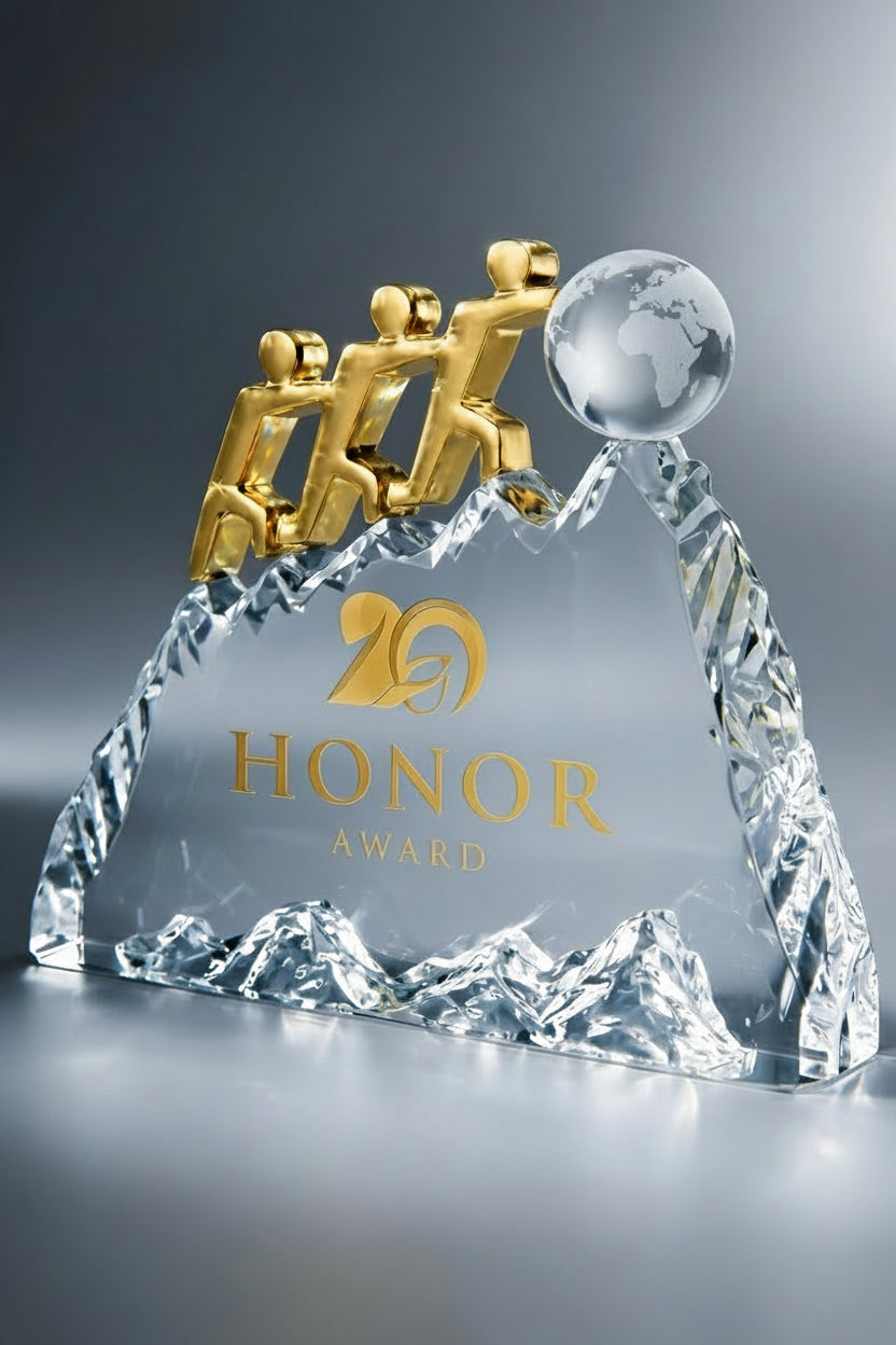 Honor Glass Shield - Champion's Shield Trophy