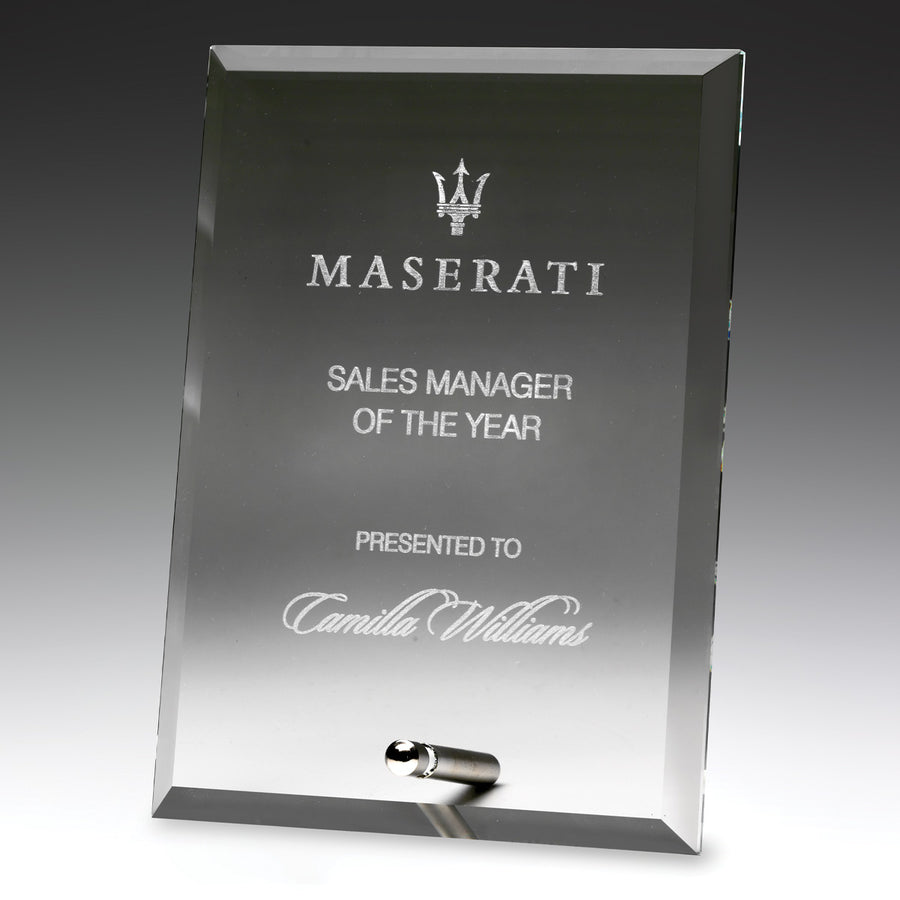 Prime Glass Plaque