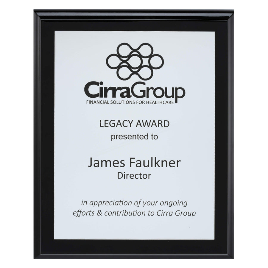 Engraved Plaques - Brushed Silver