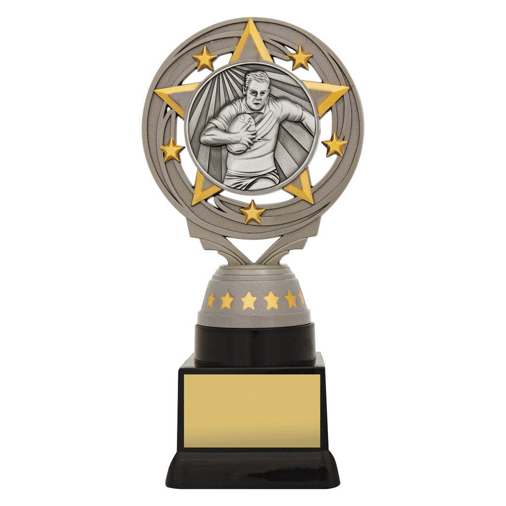 Silver Male Rugby Torch
