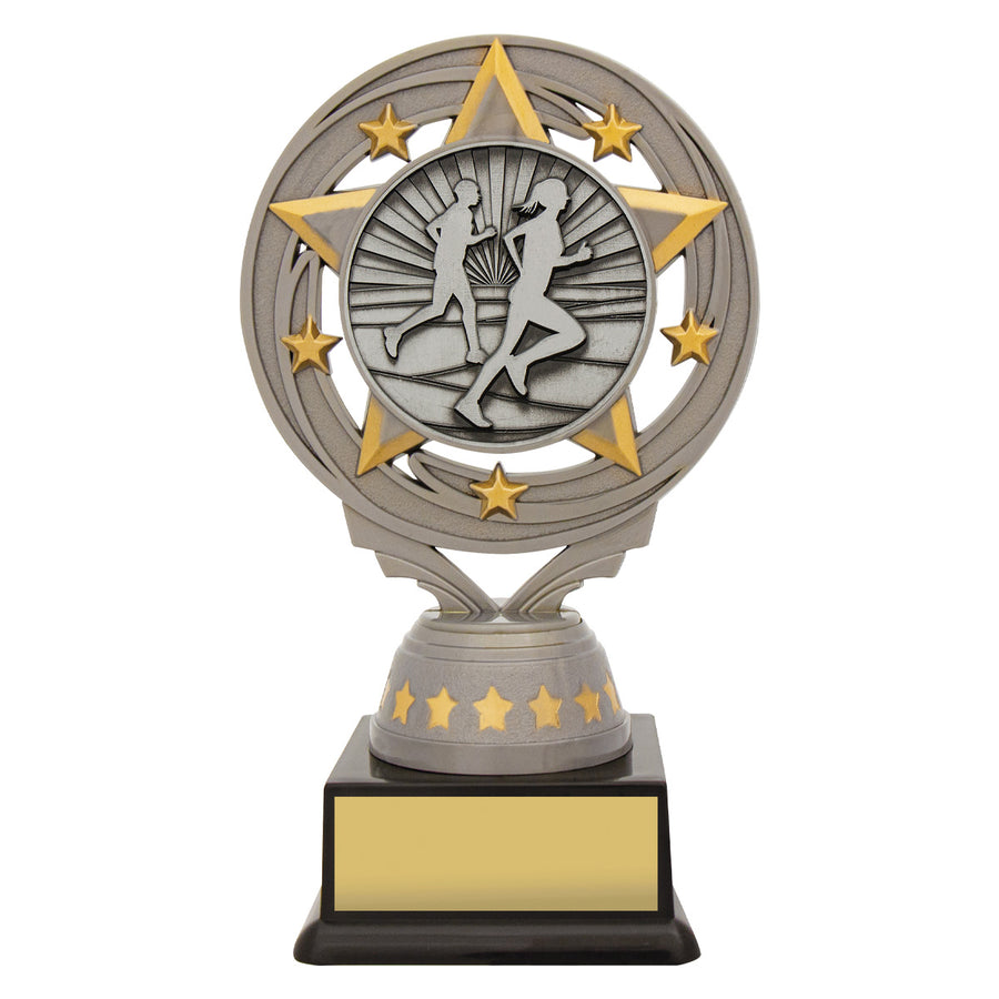 Silver Running Torch