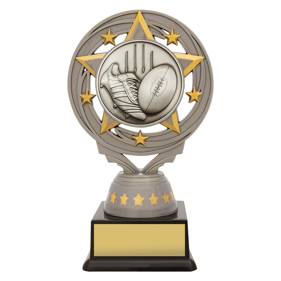Silver Aussie Rules Torch