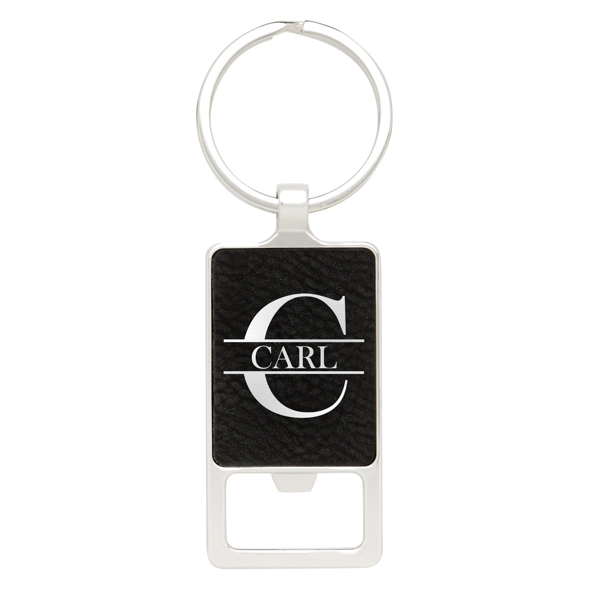 Black Keychain - Bottle Opener