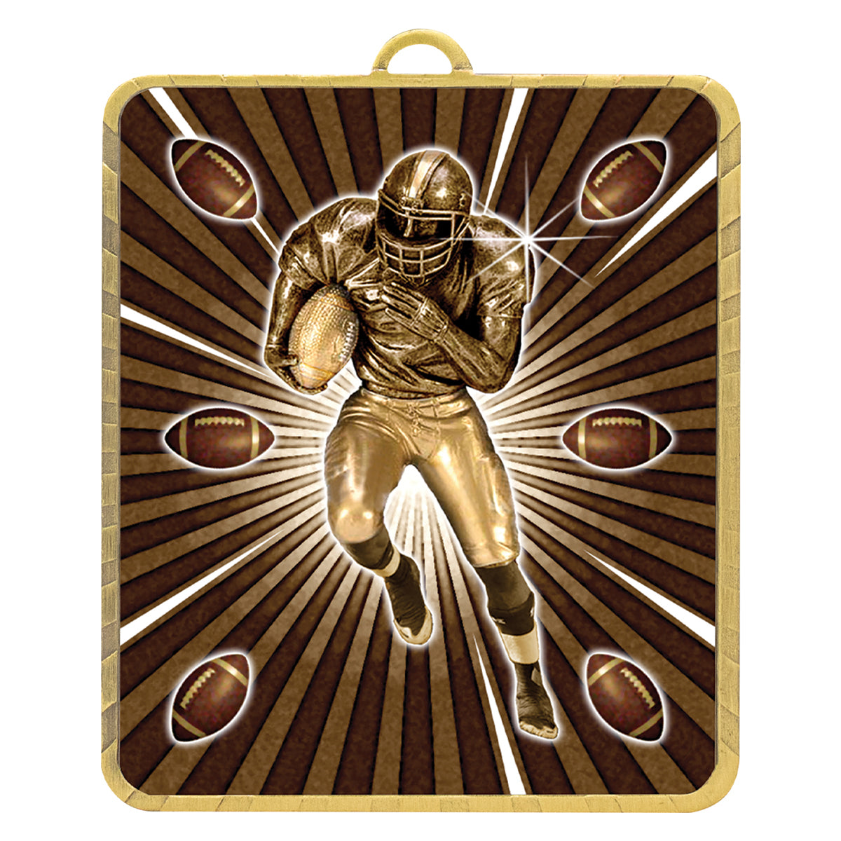 Gold Lynx Medal - American Football