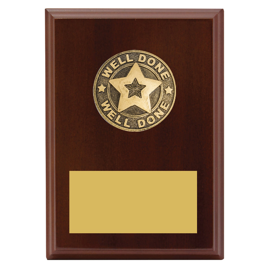 Well Done Plaque
