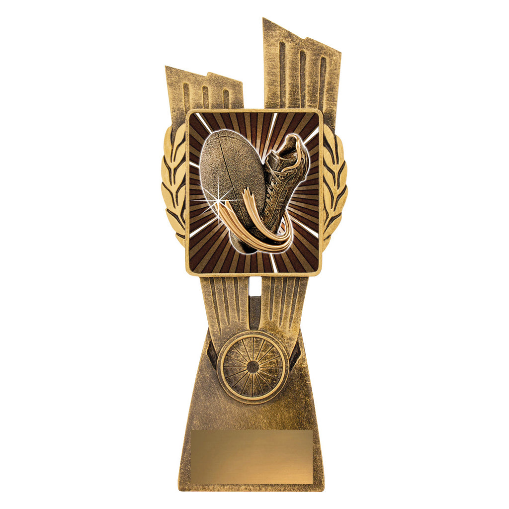 Antique Gold Lynx - Rugby Theme