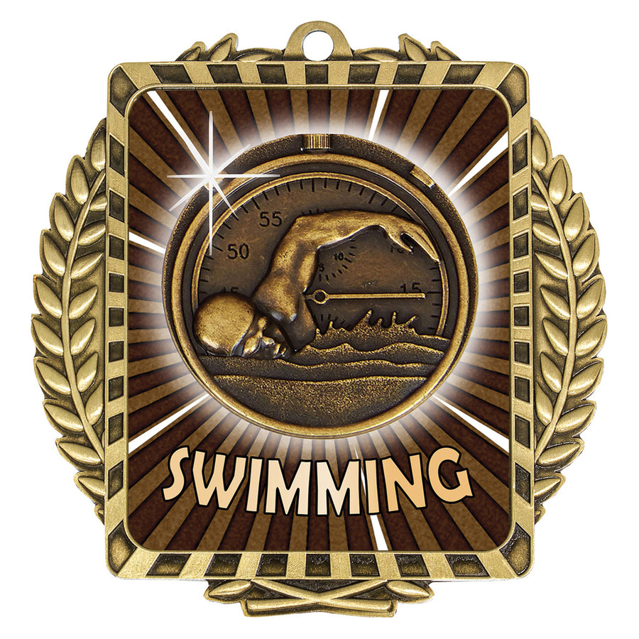 Lynx Wreath - Swimming
