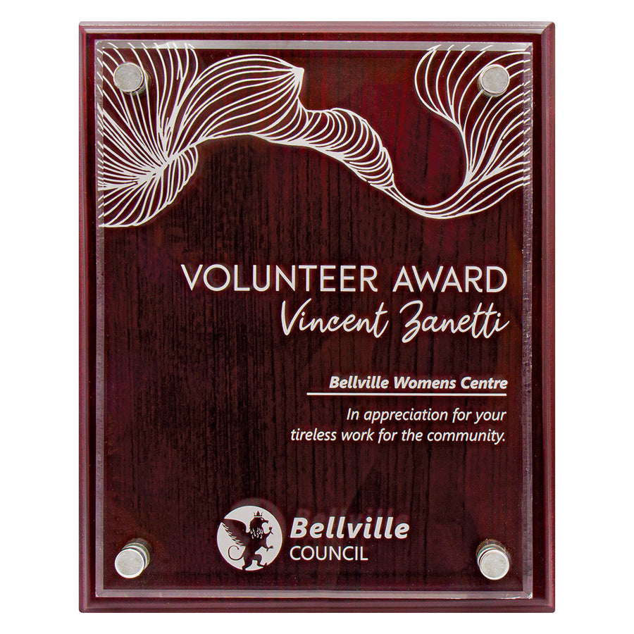 Value Plaque with Acrylic