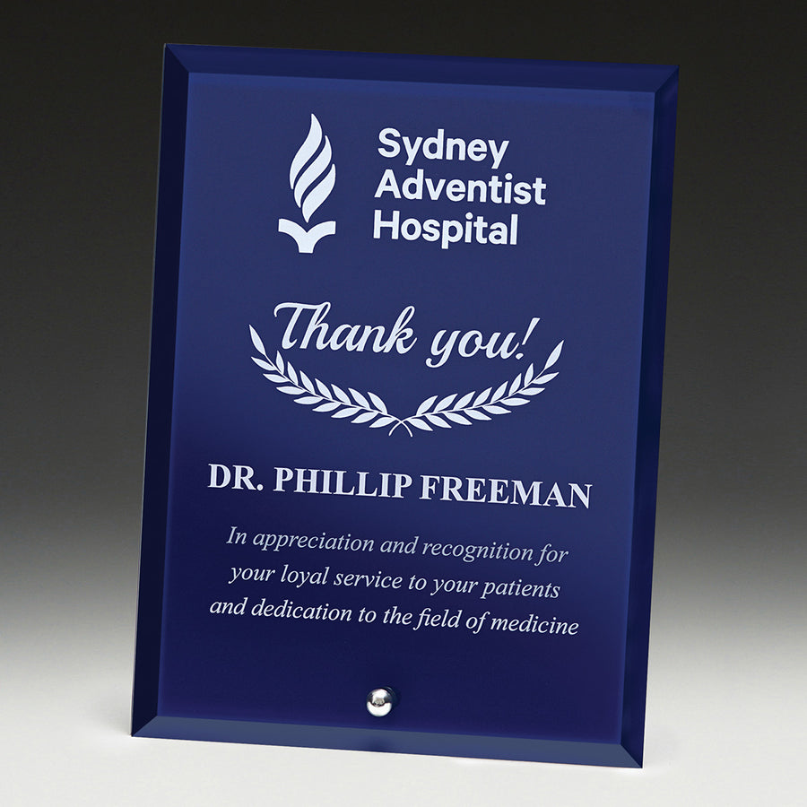 Radiant Plaque Blue